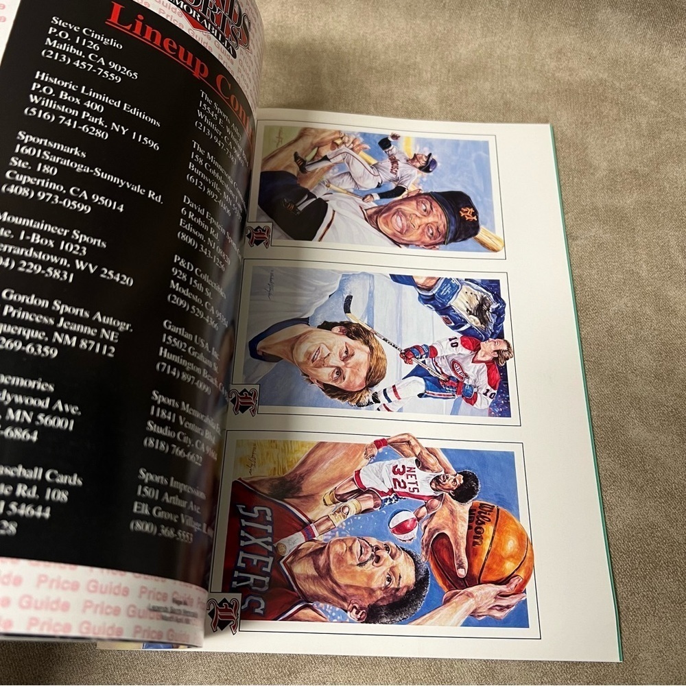 March/April 1992 Legends Sports Magazine w/Foil Cards & Post Cards - Picture 4 of 5